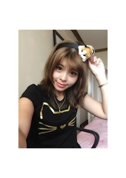 Kadın Moda Saç Aksesuarları Sevimli Kedi Taç Bayan Ve Kızlar Tatlı Parti Saç Bandı Yün Keçe Peluş Oyuncaklar Sevimli Saç Aksesuarları Hayvan Simülasyon El Sanatları (Yurt Dışından) modelleri