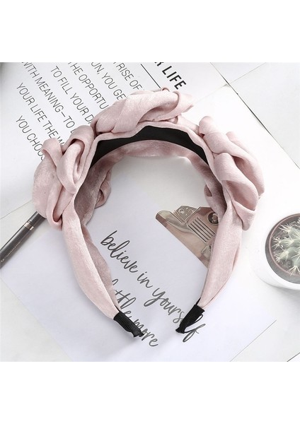 Yeşil Stil Kadın Moda Gül Çiçeği Desenli Saç Bandı Retro Saten Kafa Bandı Büyük Çiçek Saç Aksesuarları (Yurt Dışından) indirimleri