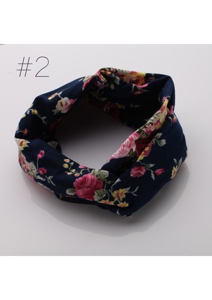 No.8 Boyut Yeni Çiçek Baskılı Çiçekli Kravat Gül Kadın Düğüm Başlık Sarık Saç Aksesuarları (Yurt Dışından) fırsatları