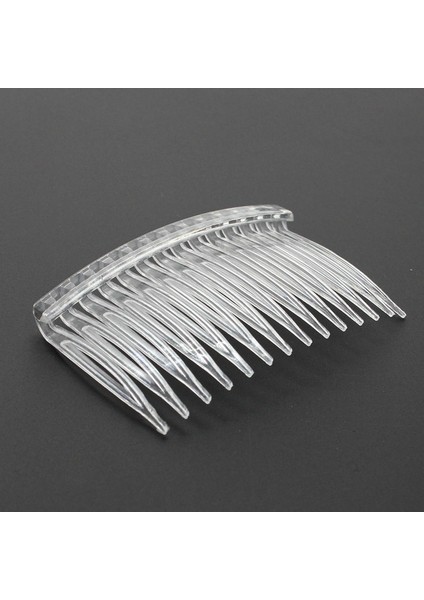 Şeffaf Stil 2 Adet Gelin Düğünü Için 2x Beyaz Kadın Duvağı Saç Tokaları Plastik Updo Yan Taraklı Baş Aksesuarı (Yurt Dışından) fiyatları