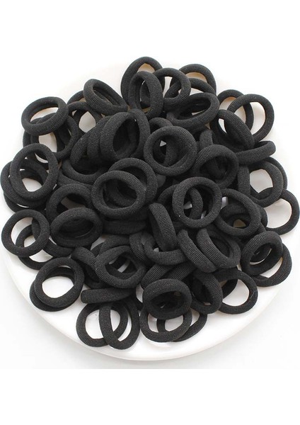 Siyah Kızlar Saç Aksesuarları Lastik Bantlar Şeker Renkler Ponpon Tokası Esnek Saç Bantları Başlık (Yurt Dışından)