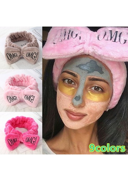 Gri Tarzı Kadınlar Için 9 Renk Yumuşak Mercan Polar Kumaş Makyaj Ve Saç Bandı - Yüz Yıkama Bandı (Yurt Dışından)