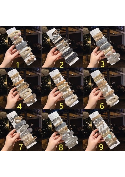 No.9 Boyutu Kristal Inci Taşlı Saç Tokaları, Geometrik Çiçek Tokası, Lüks Saç Tokası Moda Mezuniyet Saç Aksesuarları (Yurt Dışından) fırsatları
