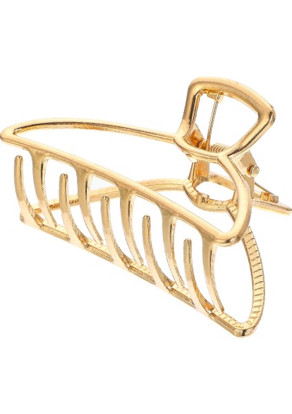 Gül Altın Tarzı 1 Parça Kadın Kızlar Banyo Saç Tokaları Geometrik Saç Tokaları Metal Saç Yengeç Tokaları Ay Şeklinde Saç Tokaları Düz Renk Saç Aksesuarları Toka (Yurt Dışından) modelleri