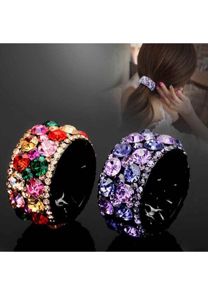 Mavi Ve Yeşil Tarzı 1 Adet At Kuyruğu Tutucu Dağınık Yüksek Topuz Kristal Saç Bandı Kafa Bandı Saç Tokası Mini Pençe Toka Plastik Saç Tokası Kadın Saç Aksesuarları (Yurt Dışından) modelleri