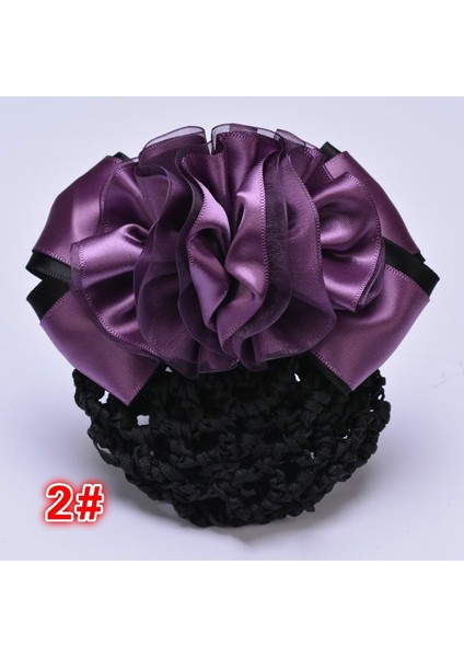 No.1 Boyutu Kadın Pro Bow Barrette Saç Tokası Kapak Kurdele Topuz File Saç Aksesuarı - Popüler (Yurt Dışından) fırsatları