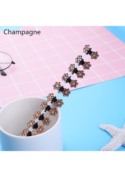 Mor Tarzı Küçük Sevimli Kristal Çiçekler Metal Saç Tokaları Kızlar Taci Saç Aksesuarları (Yurt Dışından) indirimleri