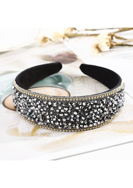 No.3 Boyutu Kadınlar Için Geniş Taşlı Taçlı Saç Bandı Lüks Parıltılı Kristal Saç Aksesuarları - Parti Saç Bandı (Yurt Dışından) indirimleri