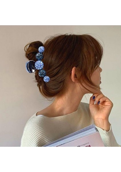 Pembe Tarzı Parlak Taşlı Saç Tokaları Kadın Moda Saç Tokaları Tarama Tarakları Taşlı Saç Aksesuarları (Yurt Dışından) fırsatları