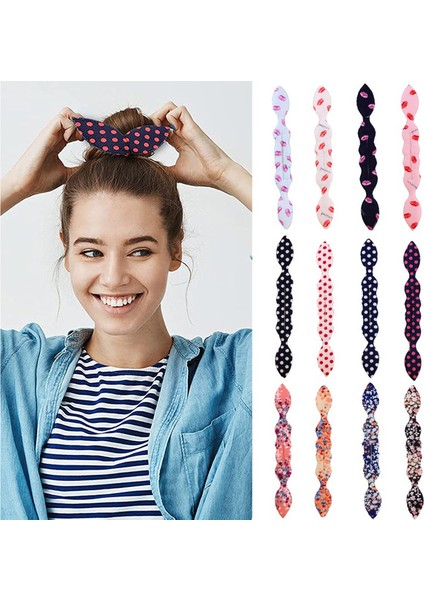 Tip 7 Sihirli Tavşan Kulak Sünger Köpük Donut Tutucu Saç Şekillendirme Bukle Topuz Yapıcı Saç Modelleme Gereçleri Aracı (Yurt Dışından) fiyatları