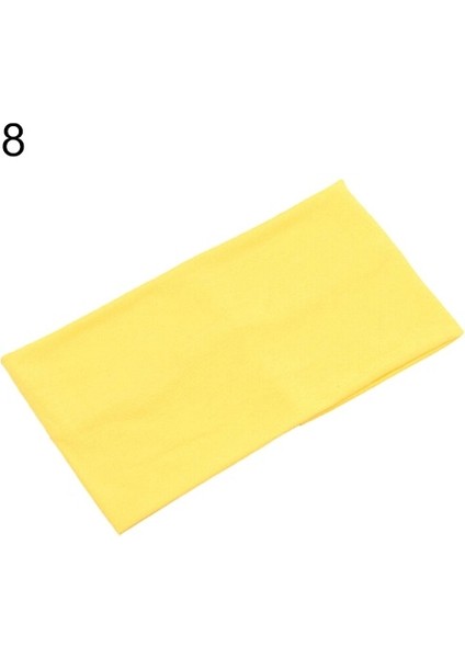 Safir Mavisi Tarzı Bir Şık Bayan Kızlar Şık Saç Bandı Geniş Yoga Bandı Esnek Spor Saç Bandı Turban Moda Aksesuarları (Yurt Dışından) indirimleri