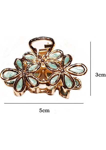 Gri Tarzı (1 Parça) Moda Mini Kadın Çiçek Saç Tokası Tatlı Stil Saç Tokası Klipsi Saç Aksesuarları (Yurt Dışından) modelleri