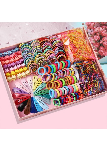 500 Adet. Kız Karışık Renk Saç Aksesuarları Seti - Lastik Toka Kız Çocuk Bayan Güvenlik Lastik Saç Bandı Ponytail Kırılgan Tutucu Kaydırma Tokası (Yurt Dışından) fiyatları