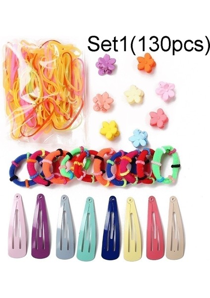 500 Adet. Kız Karışık Renk Saç Aksesuarları Seti - Lastik Toka Kız Çocuk Bayan Güvenlik Lastik Saç Bandı Ponytail Kırılgan Tutucu Kaydırma Tokası (Yurt Dışından) modelleri