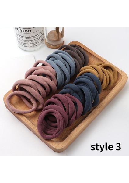 Stil 4 Kızlar Için Düz Renkli Büyük Kauçuk Bandana Toka Saç Lastiği Saç Aksesuarları Türk Kız Saç Aksesuarları Takımları (Yurt Dışından) modelleri