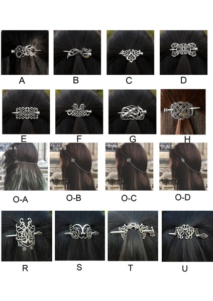 Bronz Tarzı T Kadınlar Için Viking Tacı Saç Tokaları Çubuk Kaydırma Aksesuarları Takı Hediye (Yurt Dışından) indirimleri
