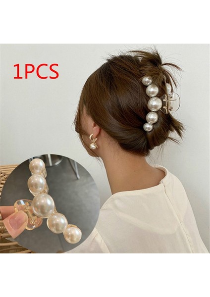 1 Adet-C Kadın Aksesuarları Için Yeni Büyük Inciler Saç Tokası Maşa Küçük Makyaj Saç Şekillendirme Tokaları (Yurt Dışından) fiyatları