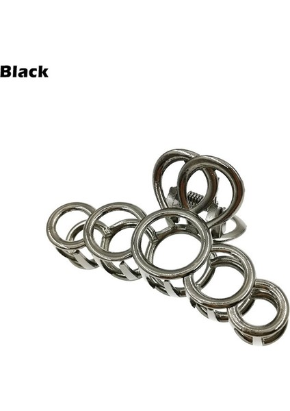 Siyah Stil Bir Kadın Saç Tokaları Saç Teli Kelepçe Metal Toka Saç Klipsi Saç Aksesuarları Kuaförlük Aracı (Yurt Dışından)