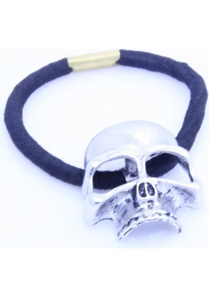 Kadın Saç Aksesuarları Kafatası Tokaları At Kuyruğu Tutucu Kızlar Tokalar Vintage Elastik Saç Bantları Kauçuk Ip Tacı (Yurt Dışından) indirimleri