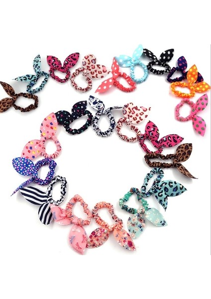 10 Parça Tavşan Kulak Saç Aksesuarları Rastgele Renk (Yurt Dışından) fırsatları