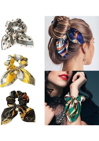 No.2 Boyutu Yeni Şifon Kurdele Inci Saç Lastikleri Kadınlar Ponytail Tutucu Saç Tokası Saç Kordonu Kauçuk Bantlar Saç Aksesuarları Noel Hediyesi Anel De Cabelo (Yurt Dışından) fiyatları