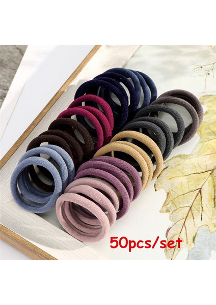 C 3cm 50 Adet Yeni Kadın Kızlar Boncuk Renkli Naylon Saç Lastikleri Saç Tokası Kuyruk Tutucu Saç Lastikleri Moda Saç Aksesuarları (Yurt Dışından) fiyatları