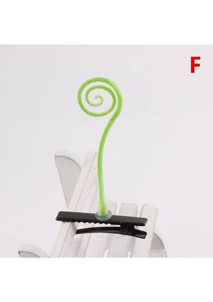 F Yeni Sevimli Bitki Anten Toka Cinsiyetlerarası Eğlenceli Saç Tokası Düğün Parti Süslemesi (Yurt Dışından)