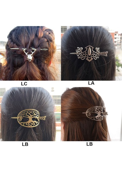Antika Altın Tarzı La Wiccan Pagan Druid Viking Saç Tokası Saç Klipsi Çubuk Kaydırıcı Aksesuar Takı Hediye Için (Yurt Dışından) fiyatları