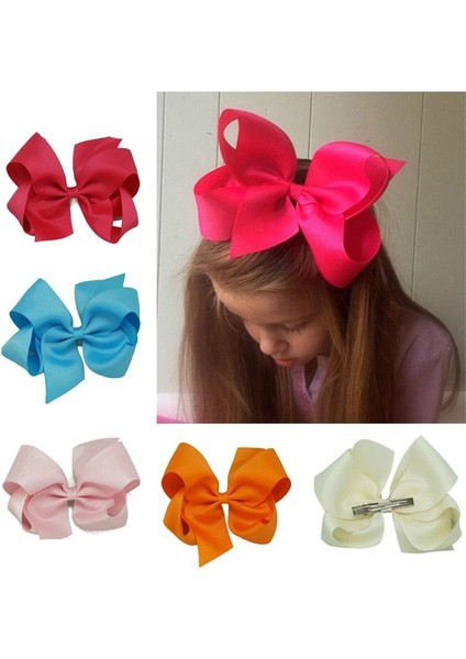 Sarı Stil Büyük Saç Kurdele Kızlar Katı Kurdele Saç Tokası Butik Saç Tokası Bebek Saç Aksesuarları (Yurt Dışından) fiyatları