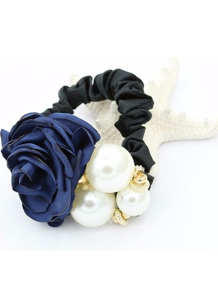 Yeşil Stil Kadın Saç Aksesuarları Elastik Çiçekli Saç Lastikleri Tokalar Saç Bantları (Yurt Dışından) indirimleri