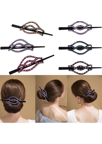 A Yeni Moda Saç Çubukları Taşlı Tokalar Vintage Saç Tokaları Tokalar Saç Tutucu Kadın Saç Aksesuarları Baş Giyim (Yurt Dışından) fırsatları