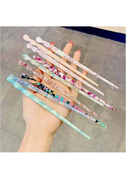 No.5 Boyutu Kadınlar Için Antika Çin Tarzı Saç Tokaları Asetat Reopstick At Kuyruğu Tutucuları Geometrik Akrilik Toka (Yurt Dışından) fiyatları