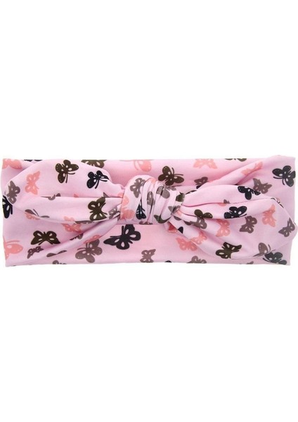 Çok Renkli Stil Bebek Çocuk Sevimli Kız Çocuklar Yay Saç Bandı Turban Düğüm Tavşan Bandana Baştakı - (Yurt Dışından)