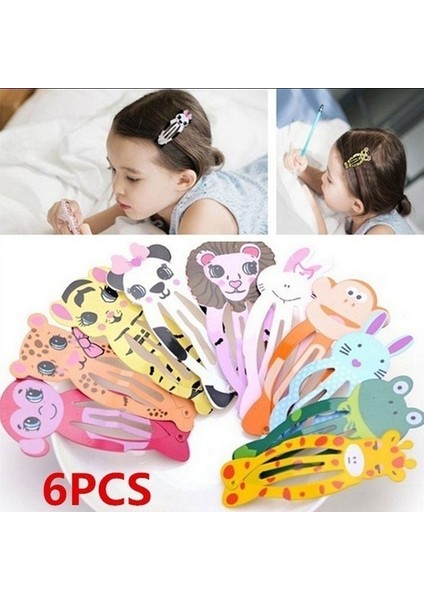 6 Adet 6 Adet Moda Kadın Hayvan Tokası Saç Aksesuarları Çocuklar Için Saç Tokaları Takı Snap Çocuk Saç Aksesuarları (Yurt Dışından) fiyatları