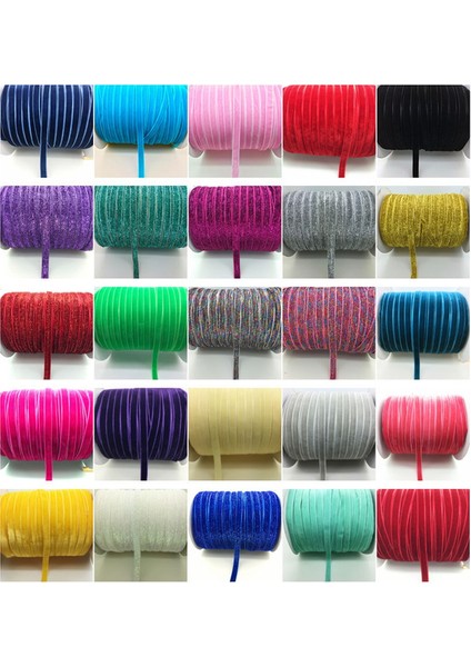 Mavi Stil 10 Yarda Kadife Kurdele Saç Bandı Klipsi Yay Süsleme (Yurt Dışından) fiyatları