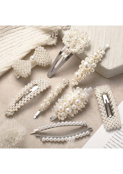 #9/1 Adet Tatlı Sıcak Kore Tasarımı Inci Toka Takı Aksesuarları Inci Saç Tokası - (Yurt Dışından) fiyatları