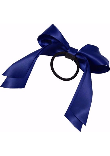 Mavi Stil Kadın Taç Saten Kurdele Yay Saç Bandı Toka Saç Aksesuarları Kız Başbandı (Yurt Dışından)