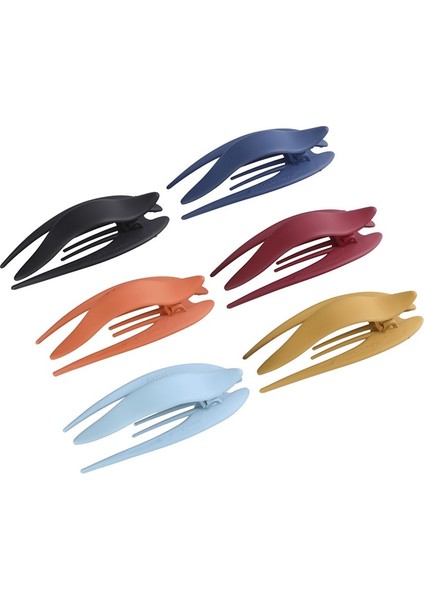 Sarı Kadınlar Için Yeni Basit Mat Ördek Gagası Saç Tokaları Düz Renk Saç Aksesuarları Renkli Tokalar Ponytail Kafa Bandı (Yurt Dışından) fırsatları