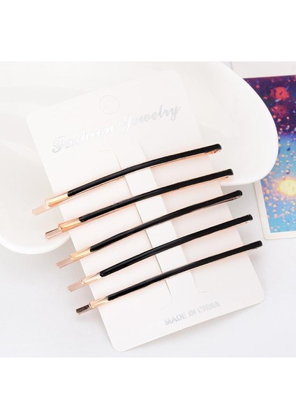 Kahve Stili 5 Adet Metal Altın Kaplama Parlak Damlalı Yağ Saç Aksesuarları Bobby Kızın Toka Klipsi Barrette, Mavi (Yurt Dışından) fiyatları