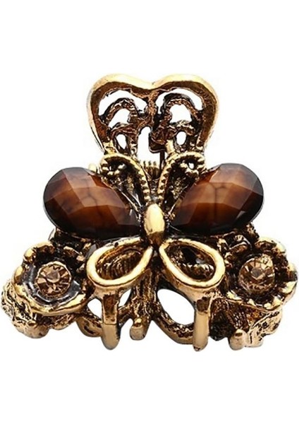 Mor Tarzı Vintage Kelebek Taşlı Saç Tokası Kafa Bandı Toka Kadınlar Başlık (Yurt Dışından) fiyatları