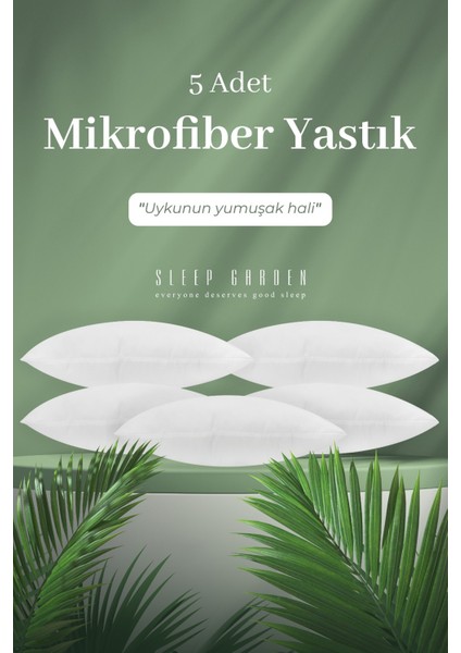 İpeksi Yumuşak Silikon Elyaf Yastık 5 Adet