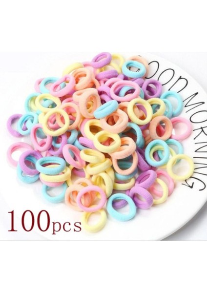 Floresan Kızlar Saç Aksesuarları Lastik Bantlar Şeker Renkler Ponpon Tokası Esnek Saç Bantları Başlık (Yurt Dışından) fiyatları