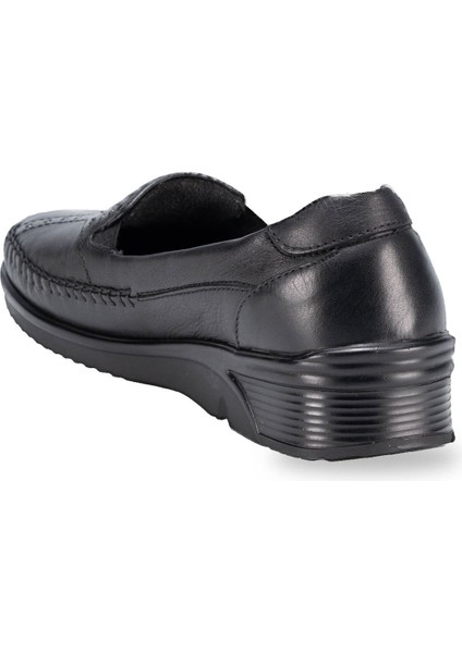 Erva 48006-G Kadın Günlük Deri Comfort Ayakkabı