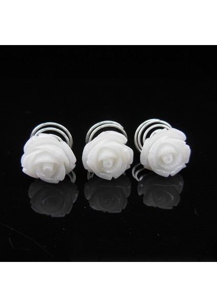 No.4 Boyutu Doğal Reçine Çiçekli Düğün Saç Tokaları - Gelin Saçı Tokaları (Yurt Dışından) indirimleri