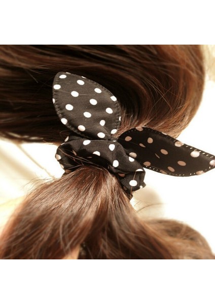 Moda Kızlar Saç Bandı Karışık Stiller Nokta Yay Tavşan Kulakları Lastik Saç Lastiği Atkı Tutucu Aksesuarları (Yurt Dışından) modelleri