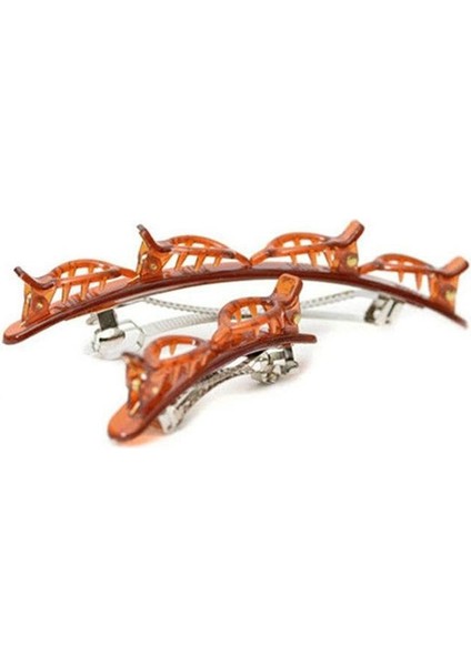 Siyah Stil Stil A Moda Sihirli Çift Katmanlı Toka Saç Örgü Baş Bandı Saç Tokası Saç Aksesuarları (Yurt Dışından) modelleri