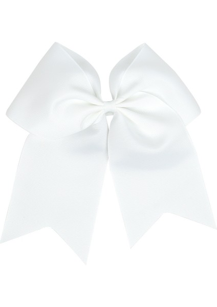 No.7 Boyutu 8 Moda Kızlar Kauçuk Elastik Saç Bandı Büyük Grosgrain Kurdele Tezahürat Yayı (Yurt Dışından)