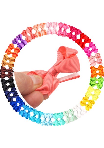 Ince Bebek Kız Saç Kurdeleleri Klipleri Tüm Iğneli Saç Klipsleri ile Tamamen Kaplı Minik Saç Kurdeleleri (Yurt Dışından) fiyatları