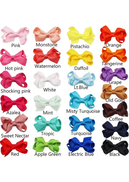 Ince Bebek Kız Saç Kurdeleleri Klipleri Tüm Iğneli Saç Klipsleri ile Tamamen Kaplı Minik Saç Kurdeleleri (Yurt Dışından) modelleri