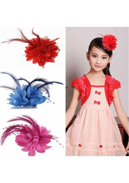 Beyaz Stil 1 Bilgisayar Çiçek Tüy Boncuk Korsaj Saç Tokaları Baş Aksesuarı Gelin Tacı Broş (Yurt Dışından) indirimleri